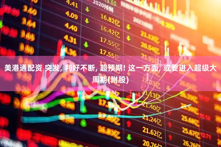 美港通配资 突发, 利好不断, 超预期! 这一方面, 或要进入超级大周期(附股)
